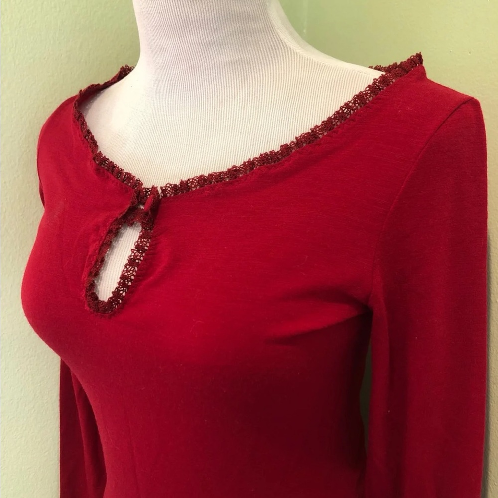 Moschino Women’s Top Size 6 Bright Red - Picture 3 of 9